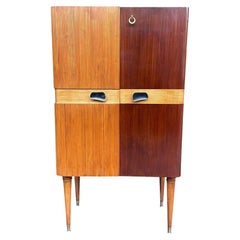 Wonderful 1950s Italian Bar Cabinet Attributed to Paolo Buffa