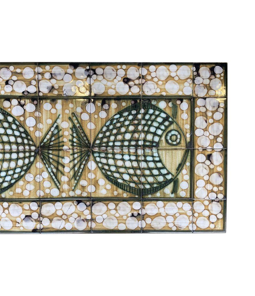A wonderful 1960s ceramic tiled table by Dennis Townsend for Heals London 2