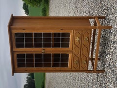A wonderful Danish oak high cabinet