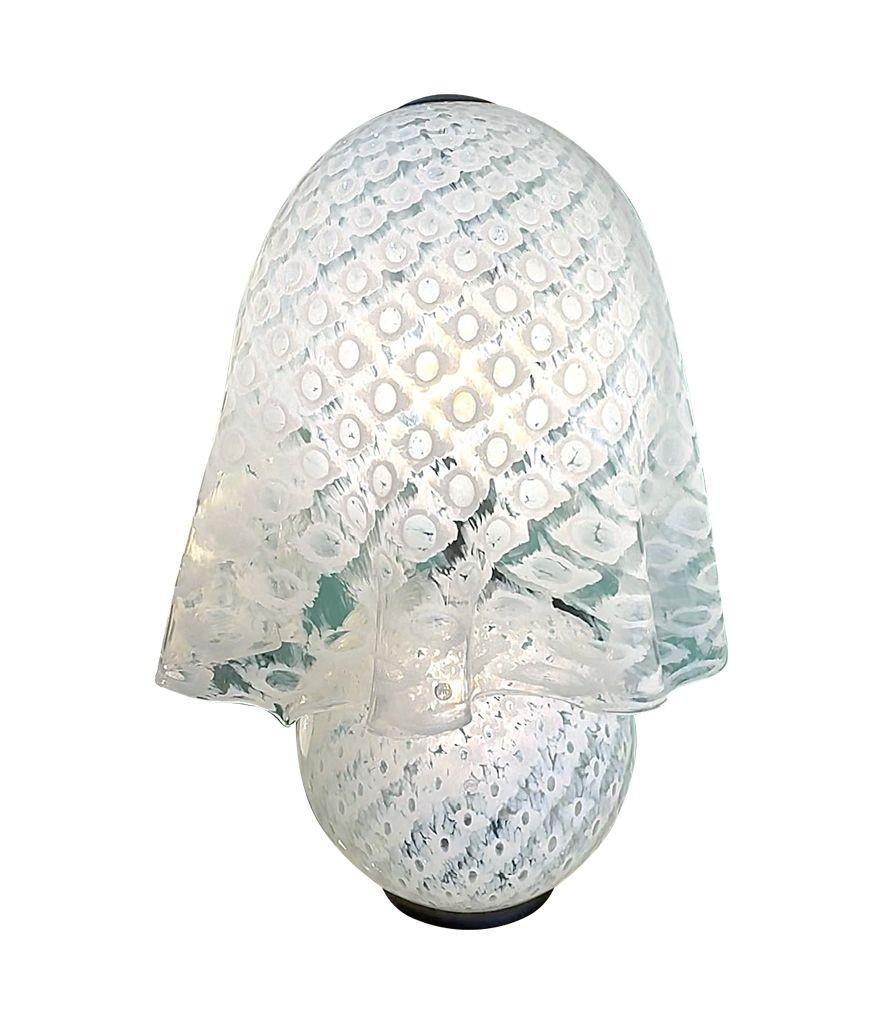 Una meravigliosa grande lampada a fazzoletto in vetro di Murano degli anni '70, firmata La Murrina in vendita 3