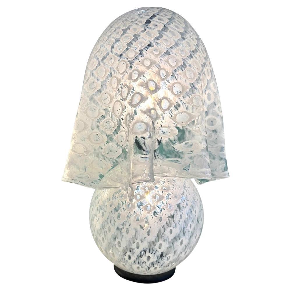 Una meravigliosa grande lampada a fazzoletto in vetro di Murano degli anni '70, firmata La Murrina