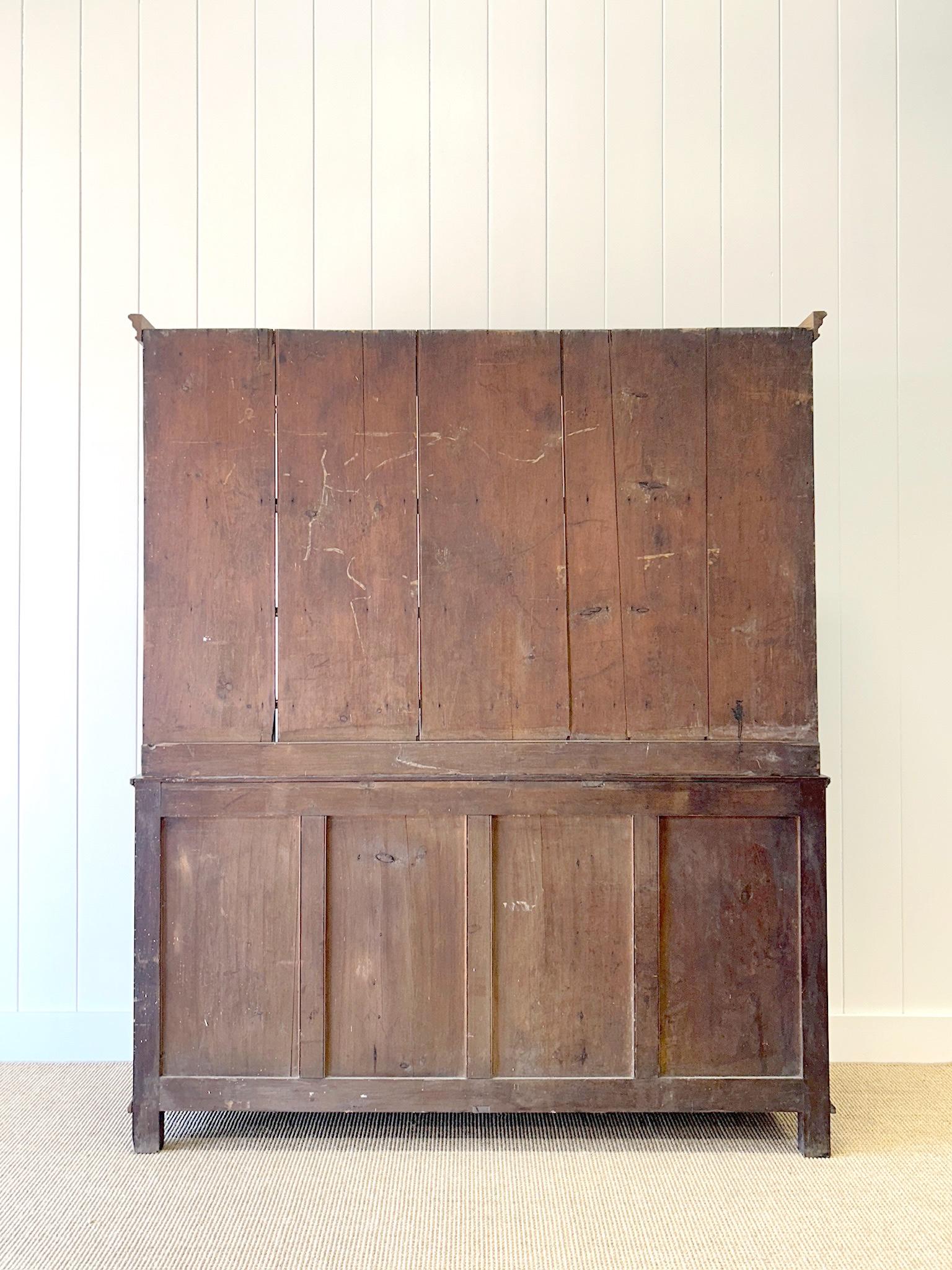 A Wonderful Large Oak Welsh Dresser or Cupboard c1800 13