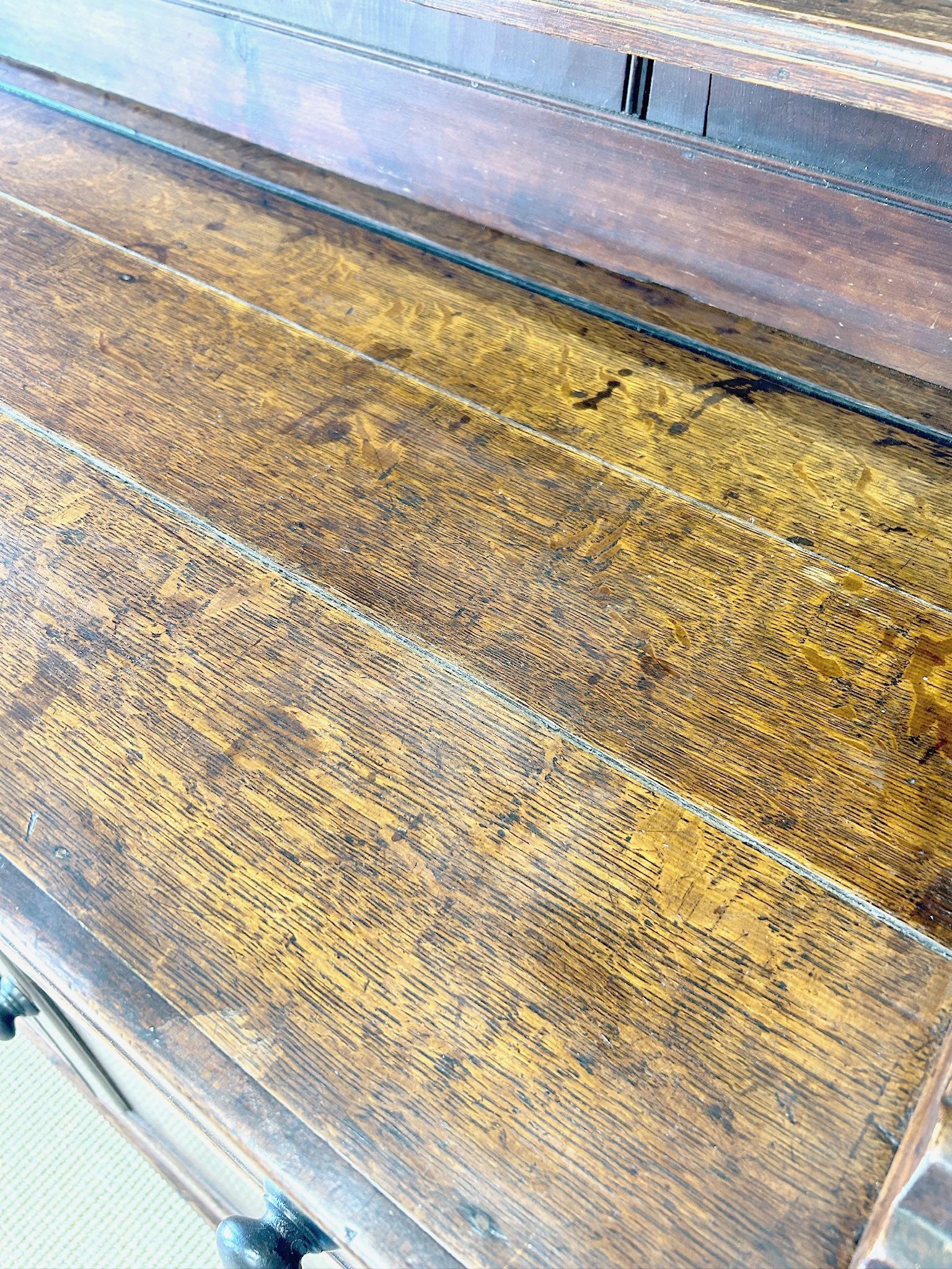 A Wonderful Large Oak Welsh Dresser or Cupboard c1800 3