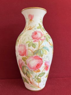 Wonderful Minton Bone China Vase Decorated by Jessie Smith C.1850