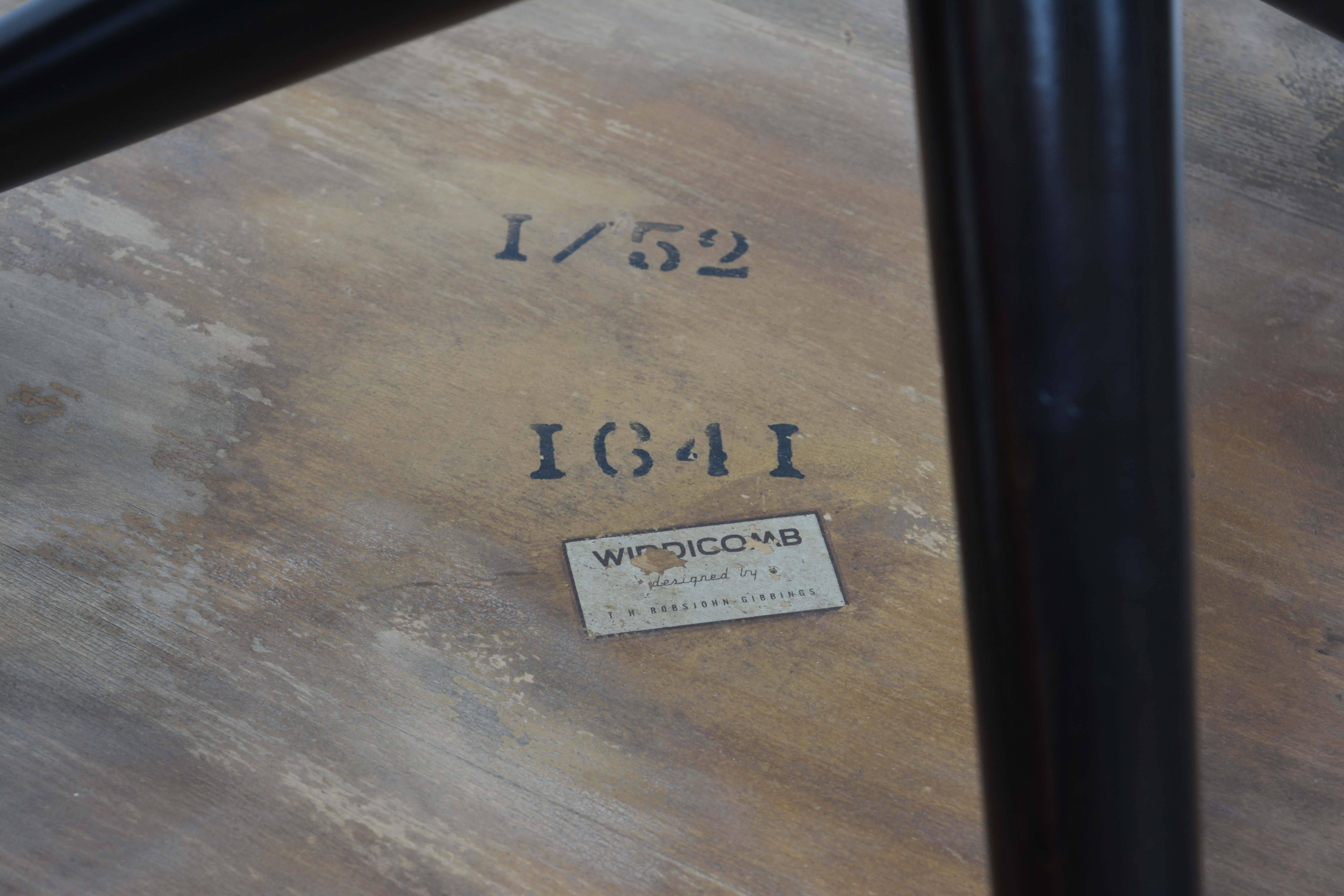 Wonderful Pair of T.H. Robsjohn-Gibbings Jacks Side Table for Widdicomb In Good Condition In Portland, OR