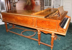 Wonderful Turn of the Century Gilt Bronze Mounted Six-Leg Grand Erard Piano