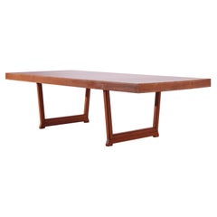 Used A wood and formica conference or dining table, Italy, 1960s