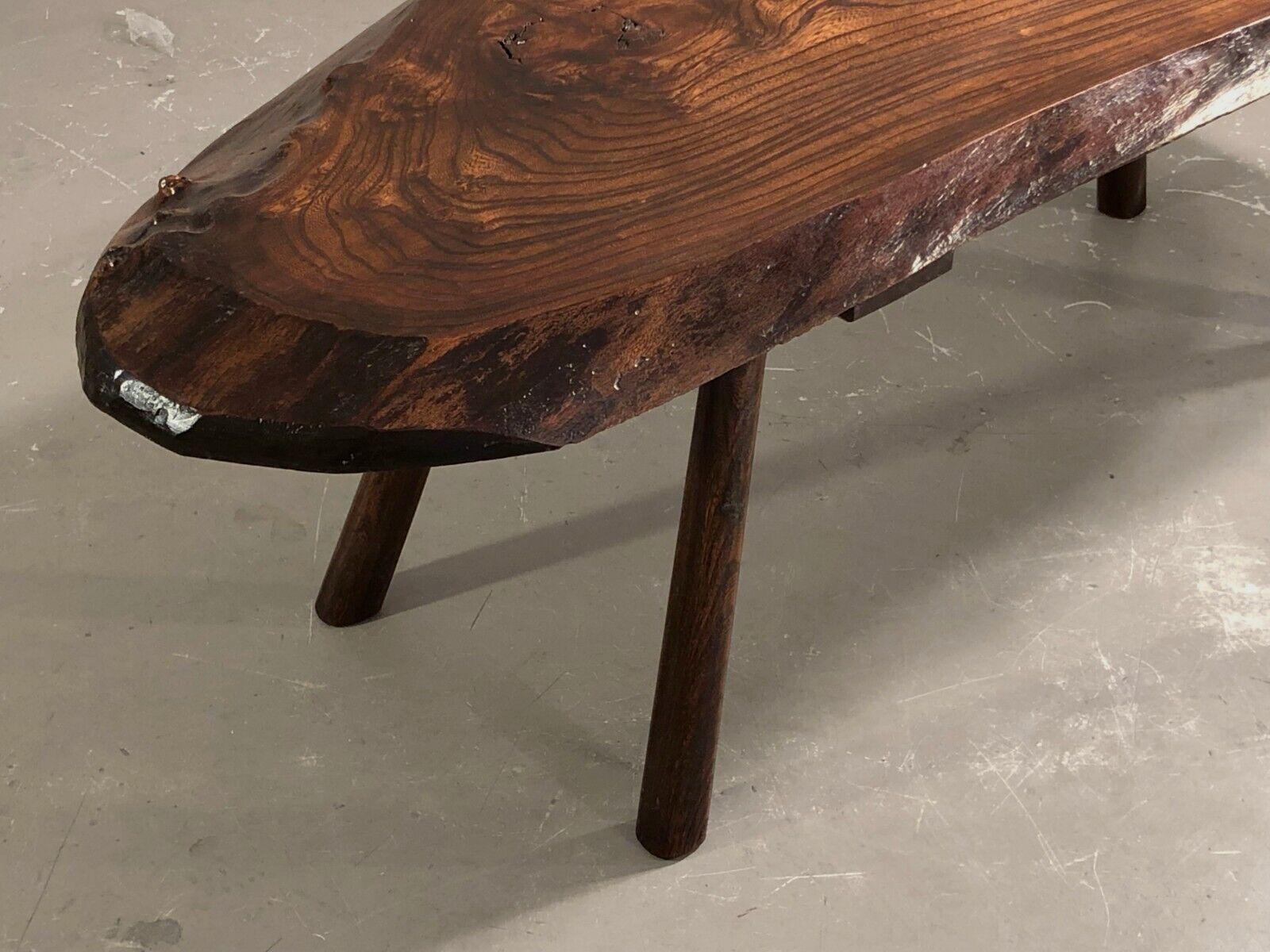A Free-Form BRUTALIST RUSTIC MID-CENTURY-MODERN COFFEE TABLE, France 1950 For Sale 2