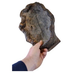 A wood catchall mid-20th century French folk art