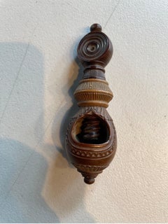 A Wooden Carved Treen Nutcracker, 19th Century
