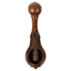 Antique A Wooden Carved Treen Nutcracker, 19th Century