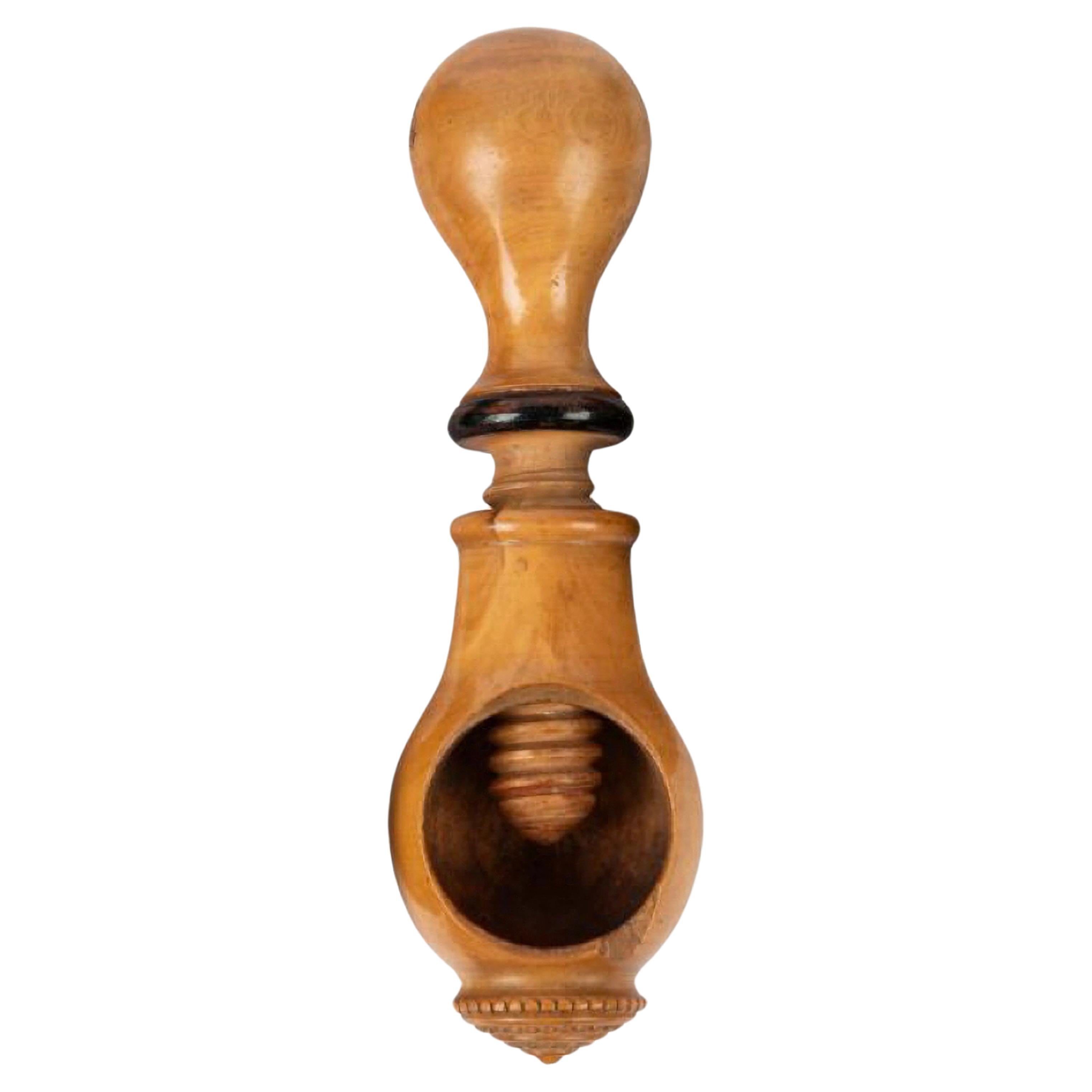 A Wooden Carved Treen Nutcracker, 19th Century