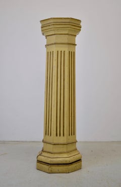 A wooden church pedestal France 19th century