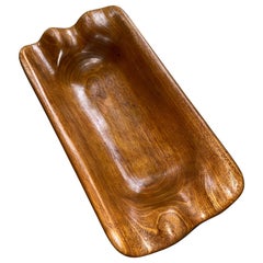 Wooden Dish by French Woodworker and Sculptor Max Méder