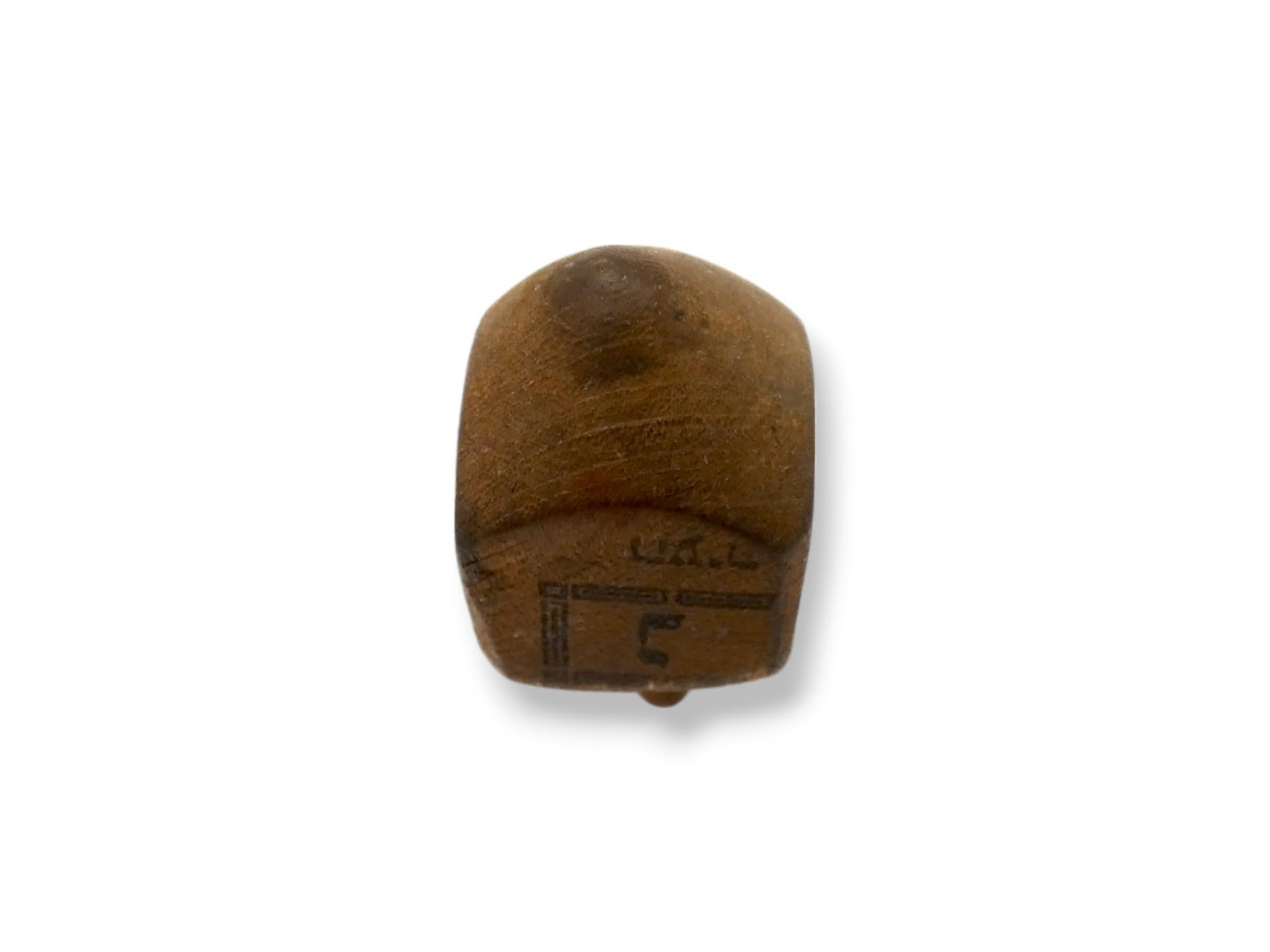 Carved A Wooden Dreidel, Jerusalem 1920-1930