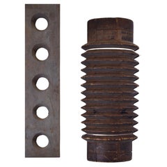 A wooden lantern mold France 1950