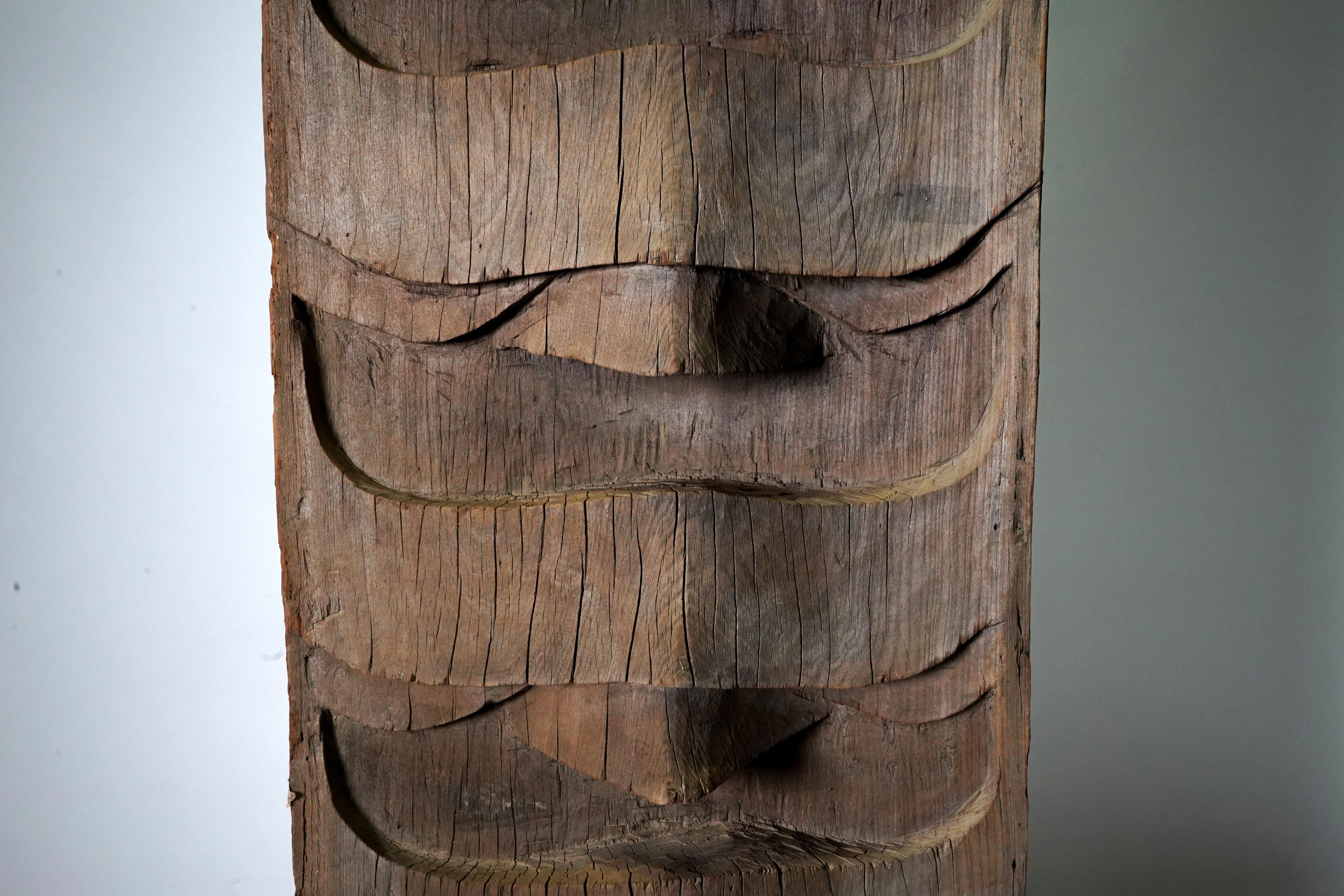 20th Century Wooden Naga-Tribe TOTEM For Sale