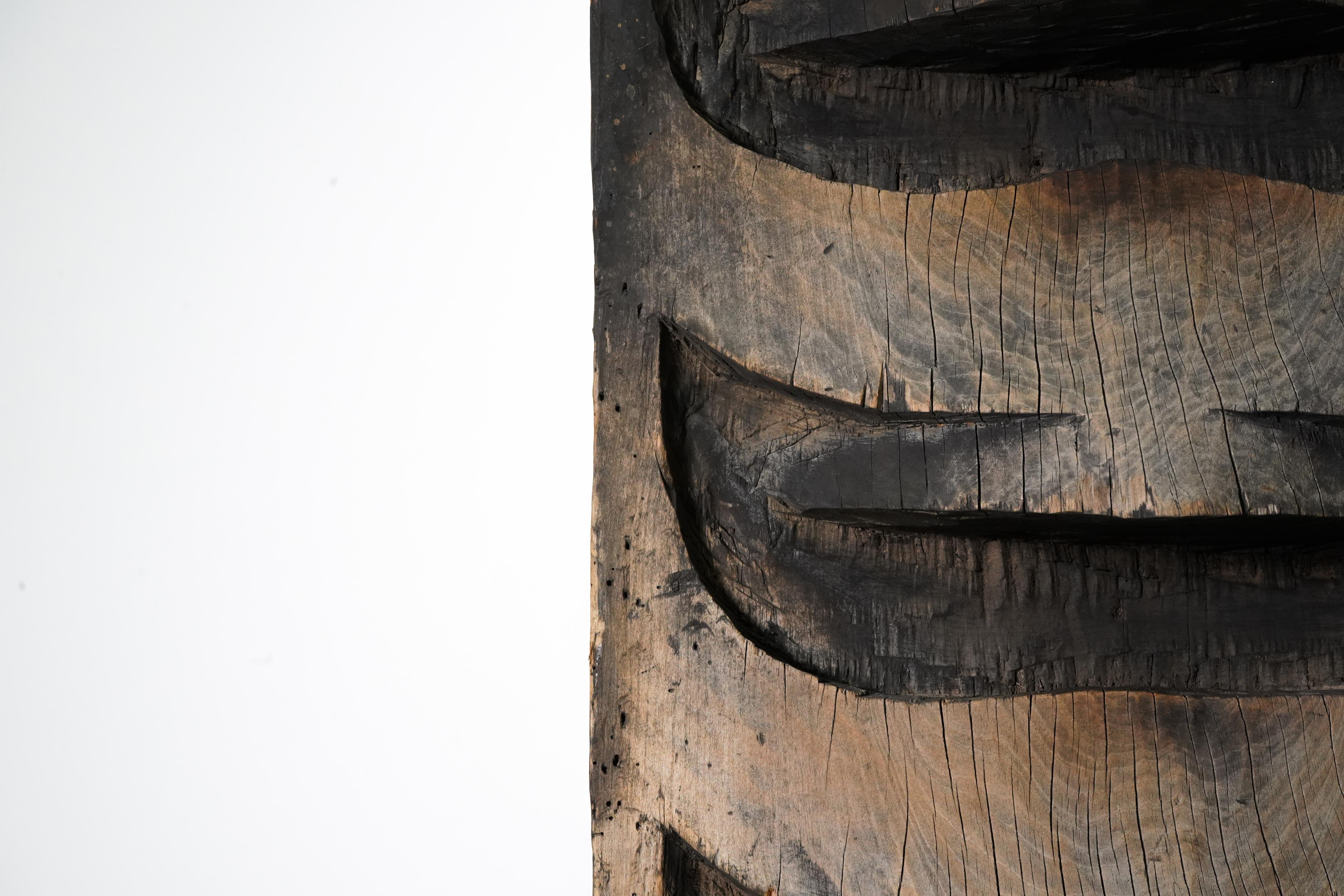 Hardwood A Wooden Naga-Tribe Totem