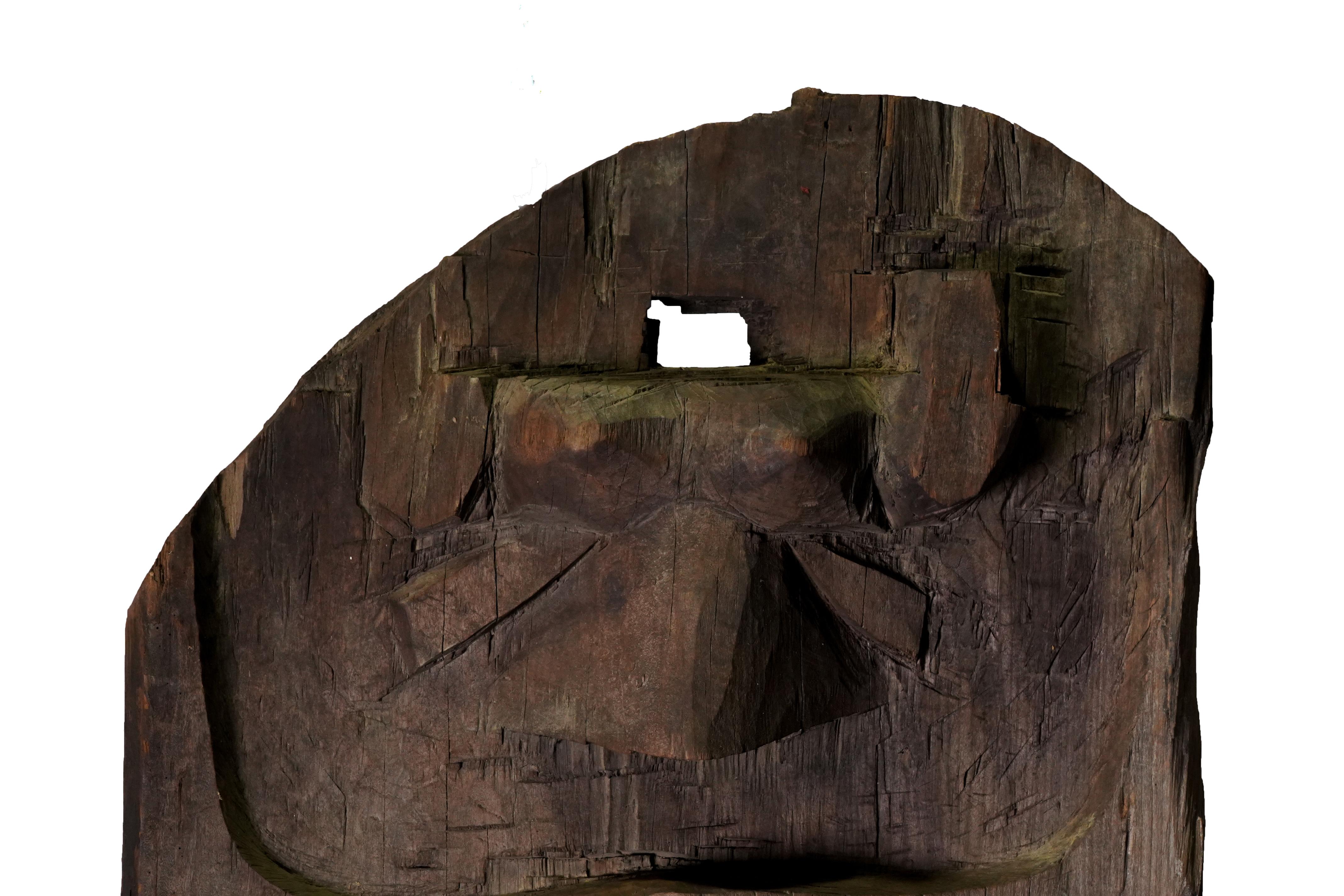 Wooden Naga-Tribe TOTEM 3