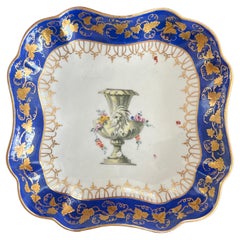 Worcester Porcelain James Giles Studio Decorated Dish, C.1770