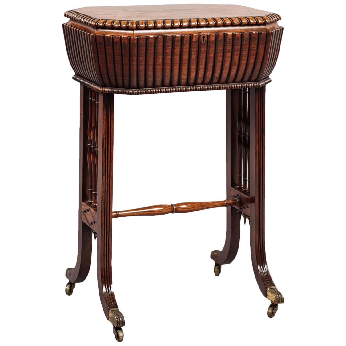 Work Table in the Manner of Gillows, English, circa 1820 For Sale