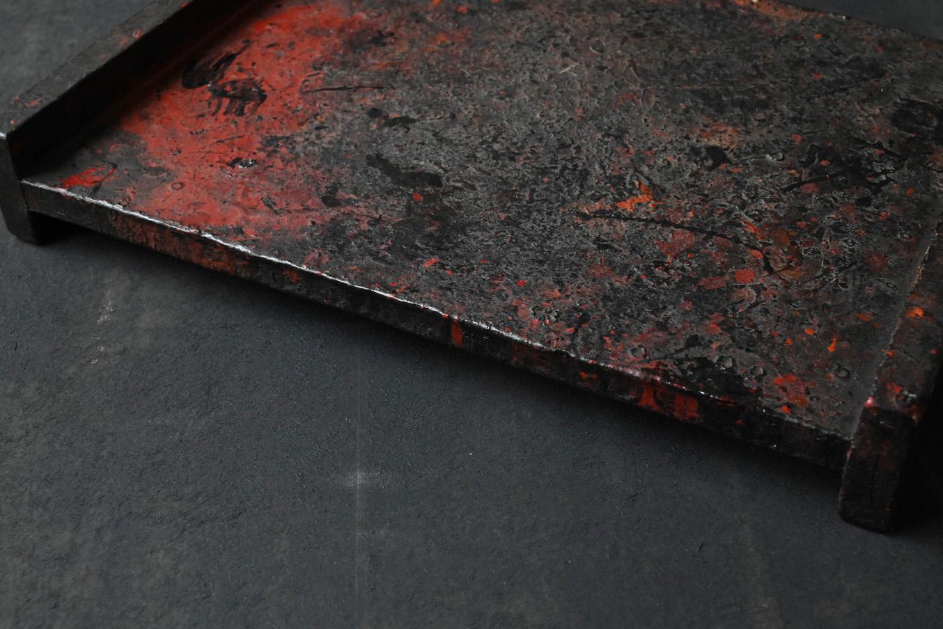 A workbench used by a Japanese lacquerware craftsman/wall-hanging object/20th 4