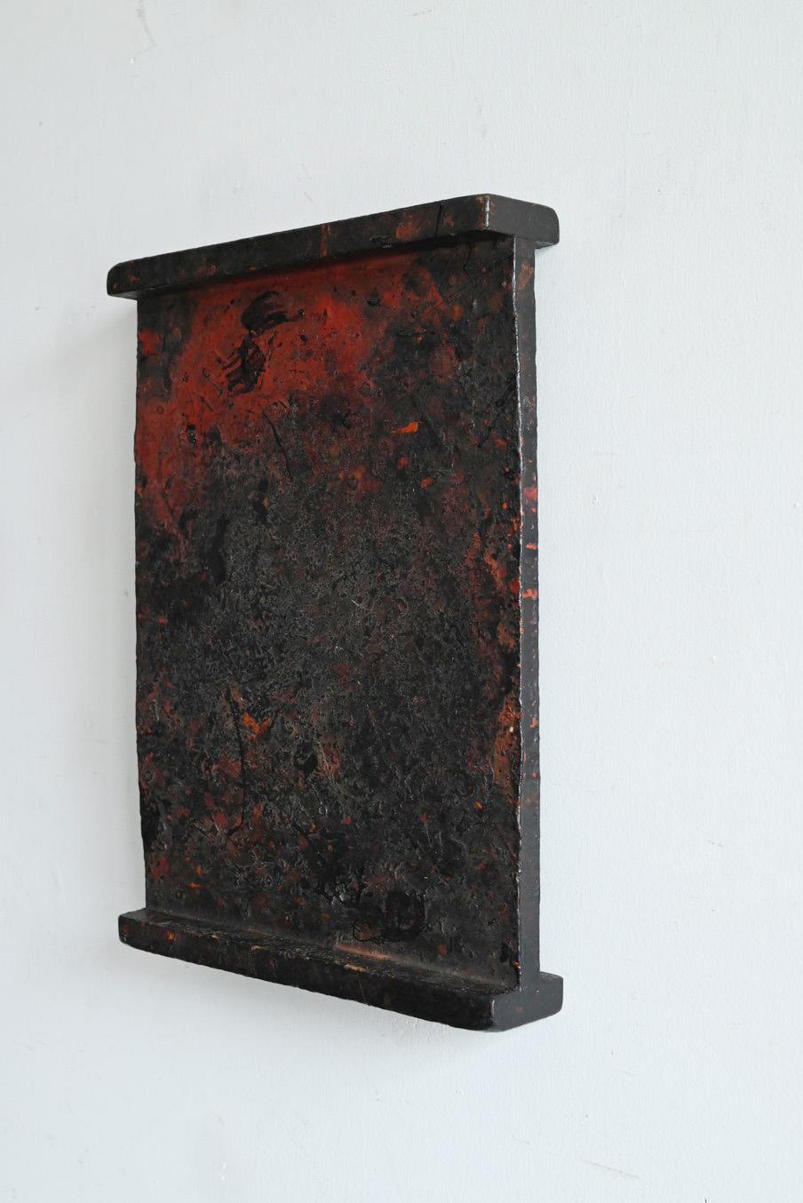 Taisho A workbench used by a Japanese lacquerware craftsman/wall-hanging object/20th