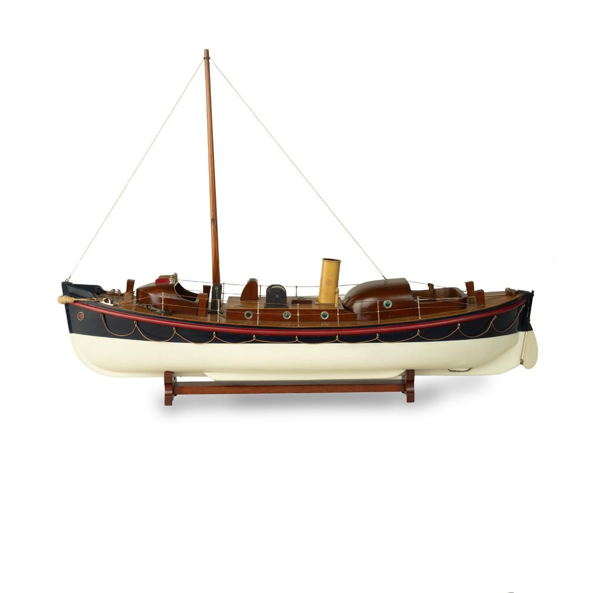 English A working model of a motor lifeboat by Bassett-Lowke