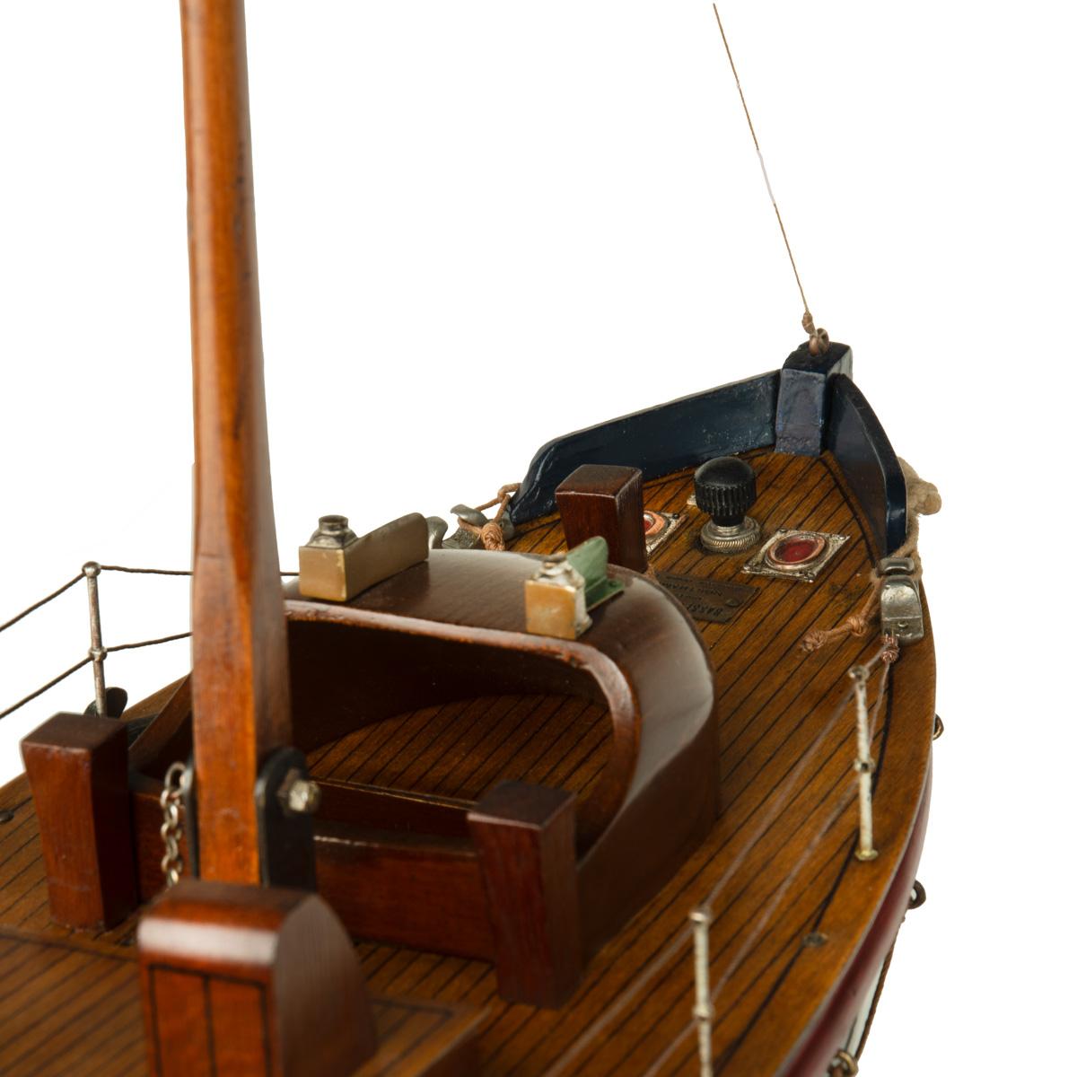 20th Century A working model of a motor lifeboat by Bassett-Lowke