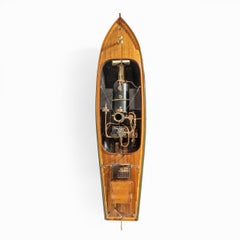 Working Model of a Steam Launch Circa 1920