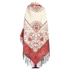 A woven Paisley shawl in the style of Amédée Couder - Scotland Circa 1830