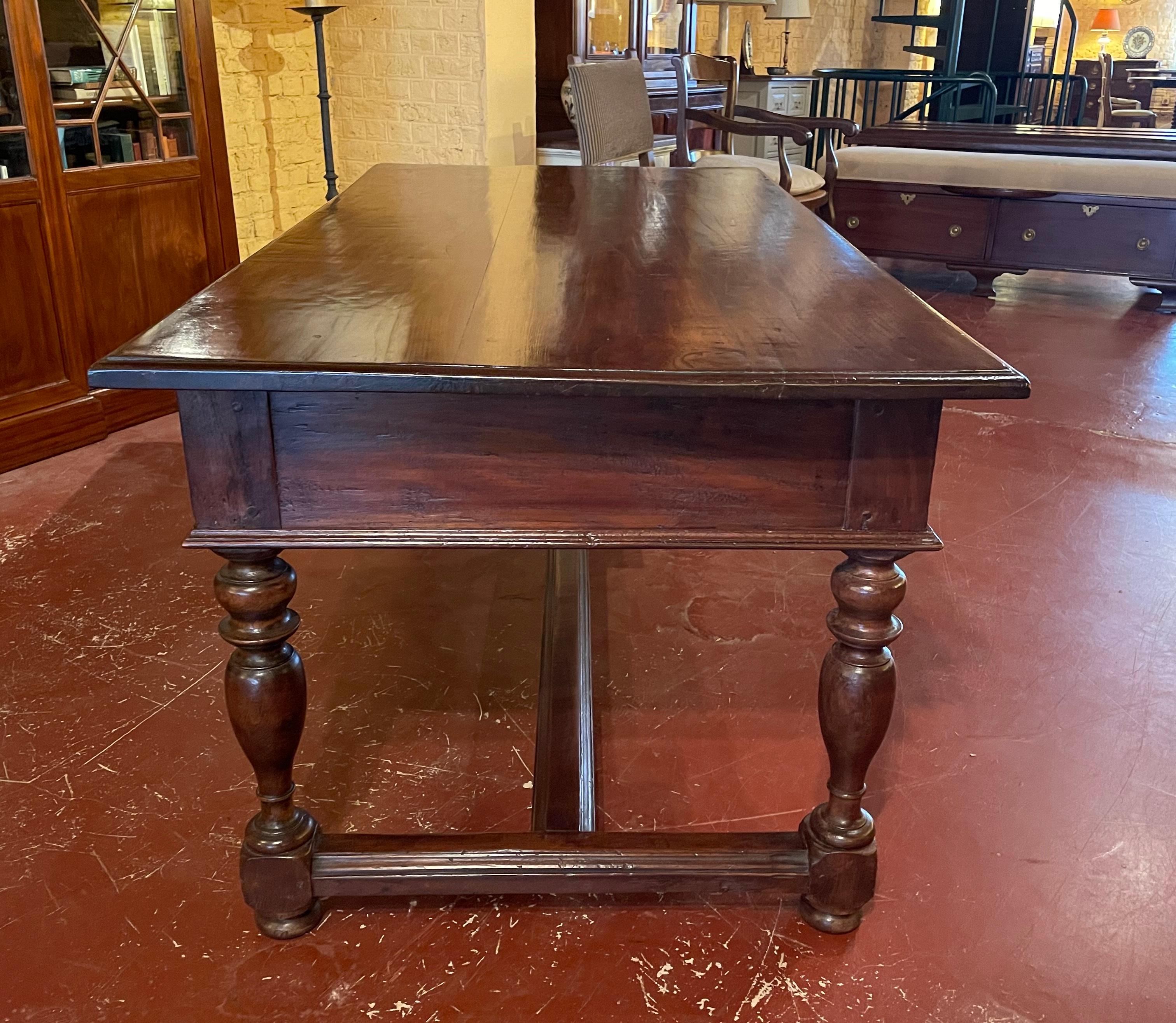 Writing Desk With Turned Legs, Netherlands, 19th Century 2