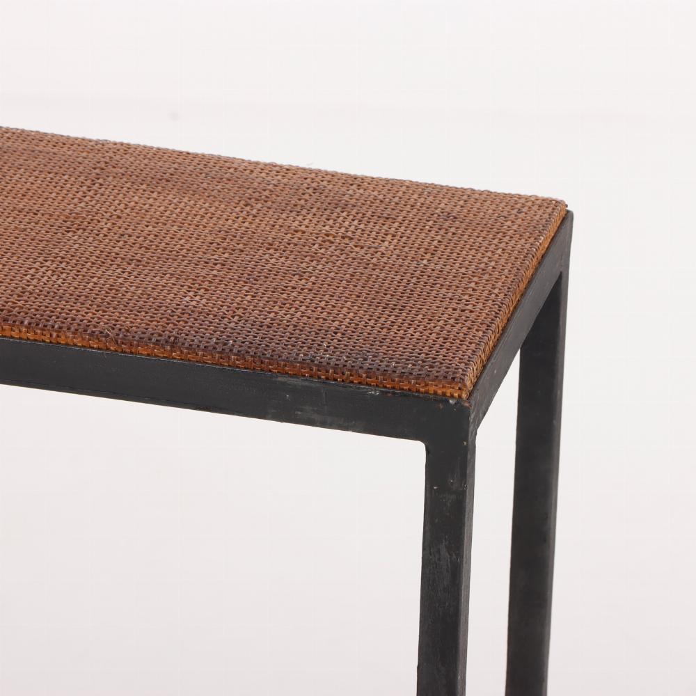 This elegant table with cane top will be a perfect addition to your entryway, dressing room, or living room. Choose the versatile table and move it throughout your home to suit your changing décor needs.