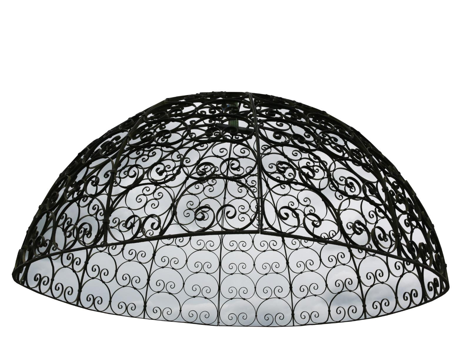 20th Century Wrought Iron Domed Roof
