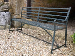 Wrought Iron Garden Bench
