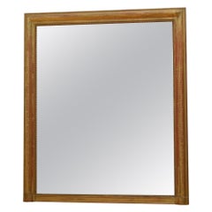 un Espejo de Pared Dorado del Siglo XIX H114,5cm