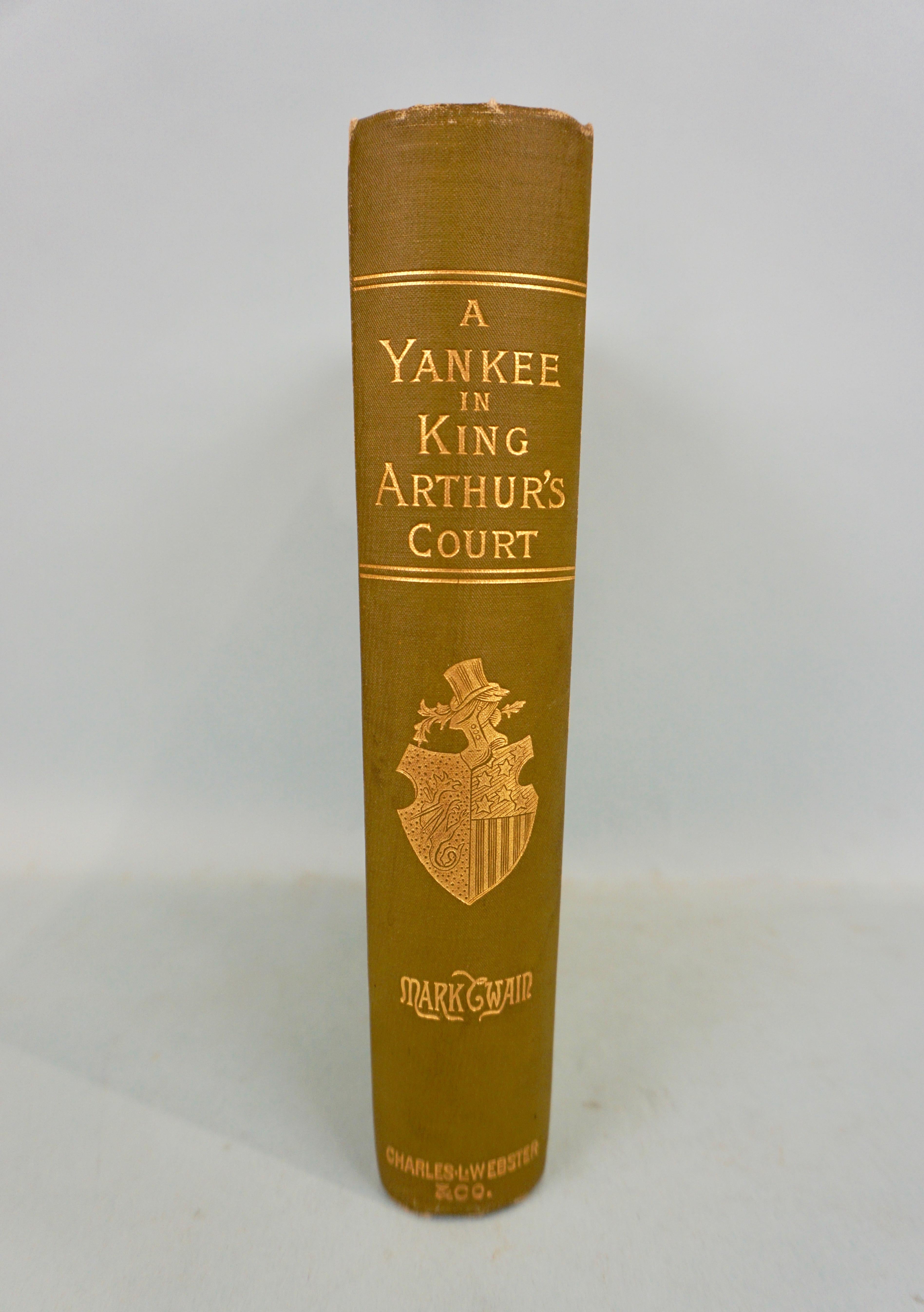 Late 19th Century A Yankee In King Arthur's Court First Edition by Mark Twain For Sale