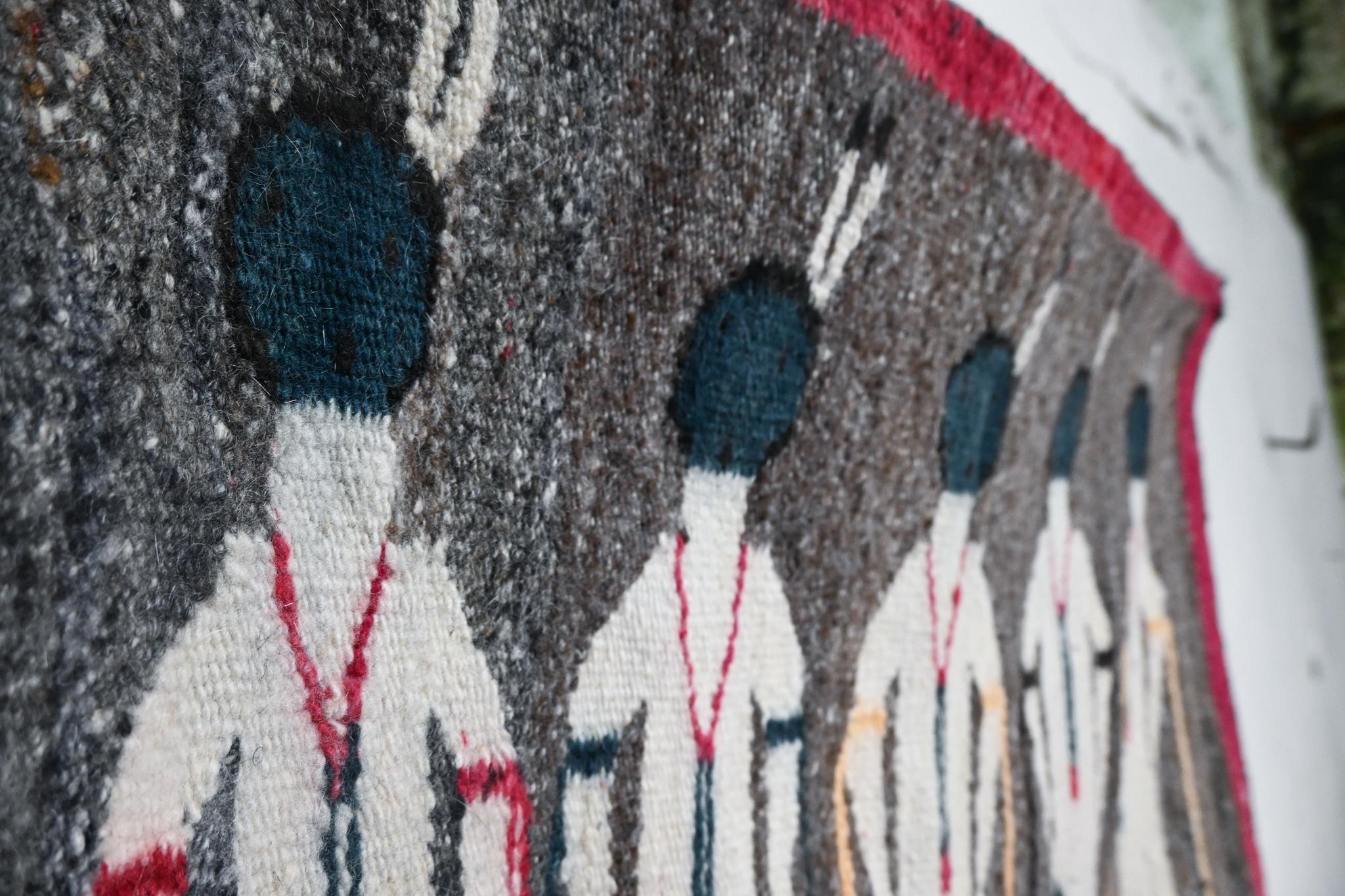 how to hang a navajo rug on the wall