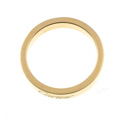 Yellow Gold Band Ring by Cartier