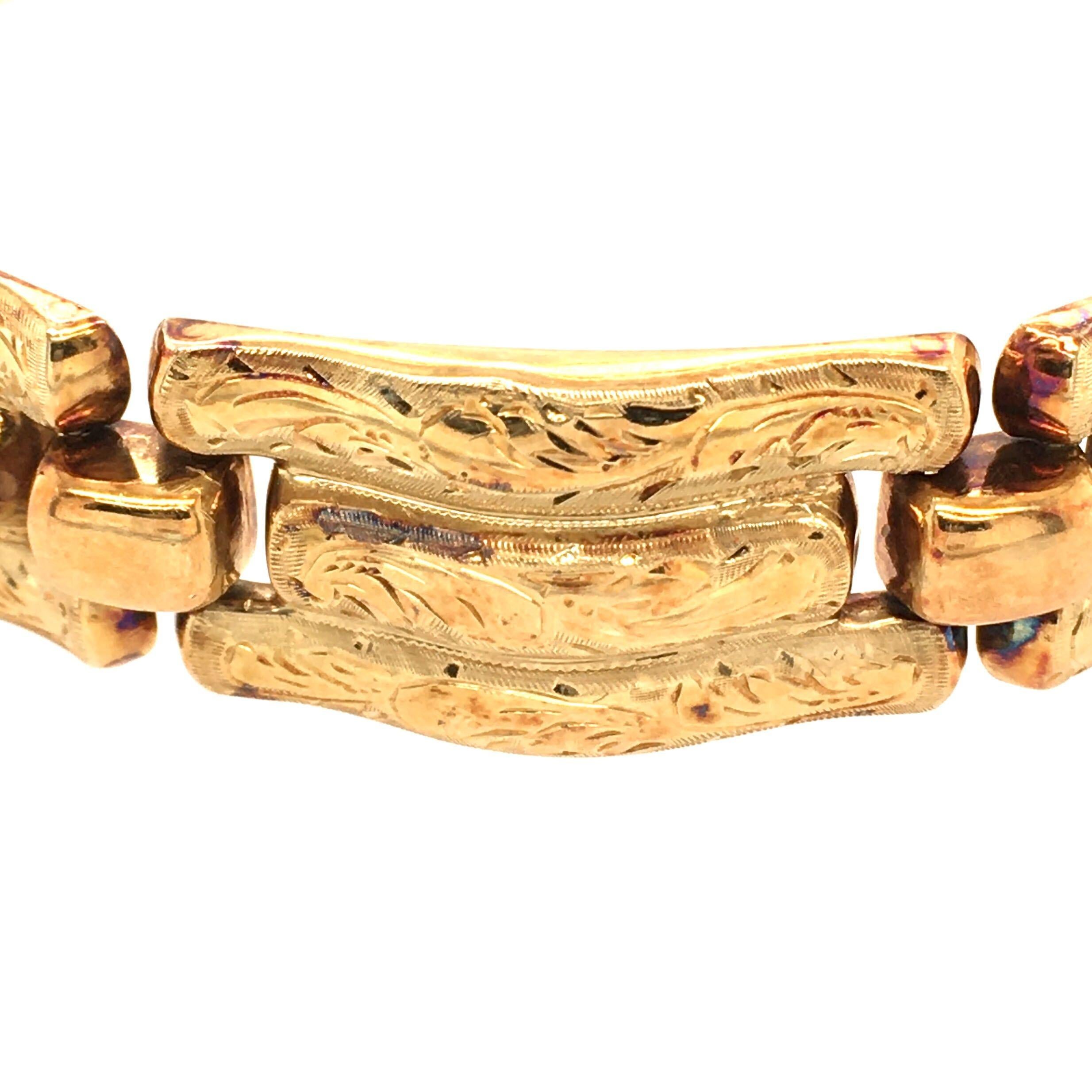 Yellow Gold Bracelet In Good Condition In New York, NY