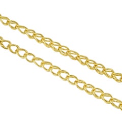 Handmade 18ct Yellow Gold Chain Necklace by Akelo, 45cm, Italy