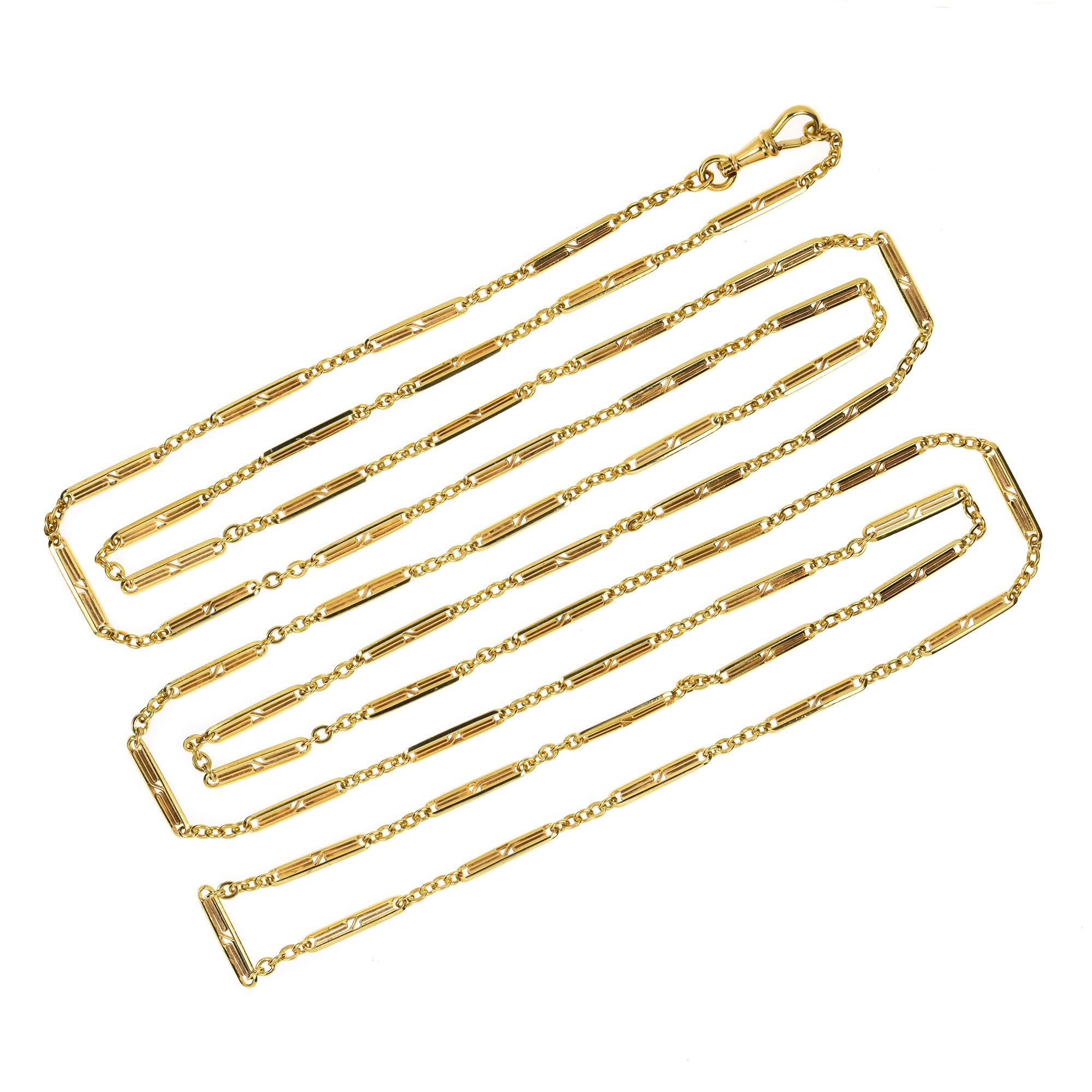 Moderno Una catena d'oro giallo in vendita