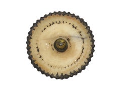 Shabbat-Lampe aus geschnitztem Jemenit mit Stein, Judaica, um 1900