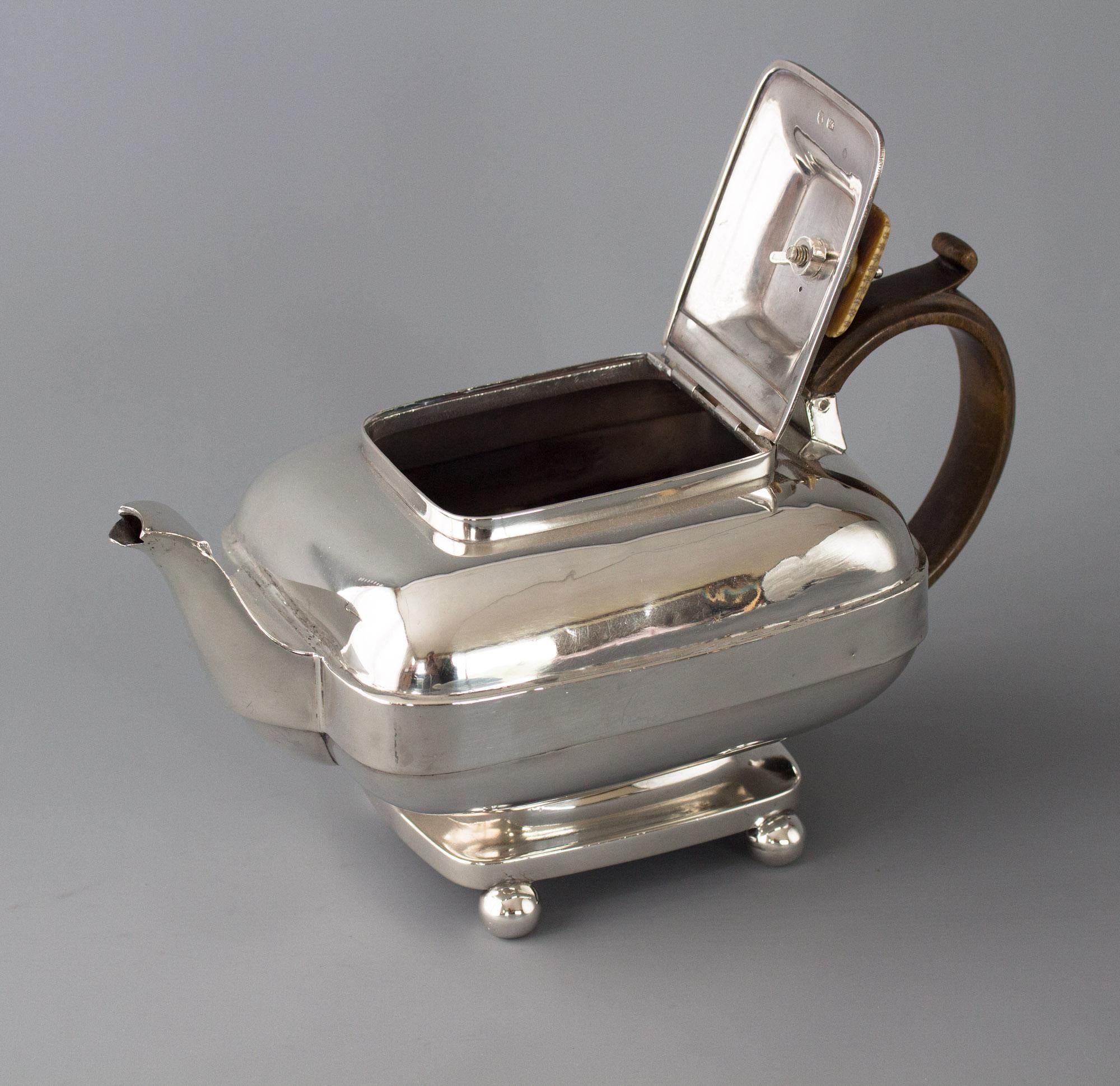 George III York Silver Teapot, Barber & Whitwell, York, 1815