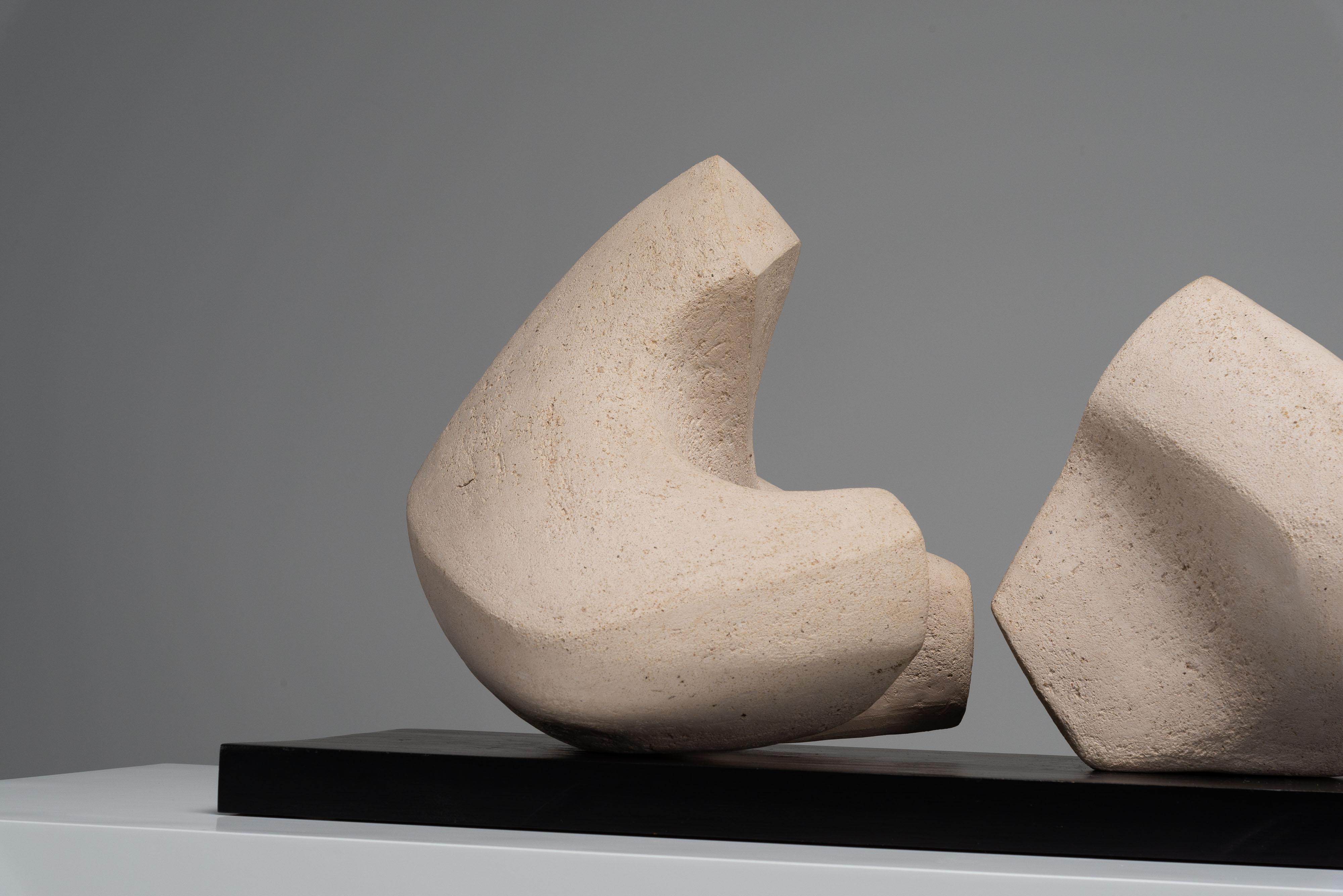 A Ysermans abstract clay sculpture Netherlands 1978 For Sale 7
