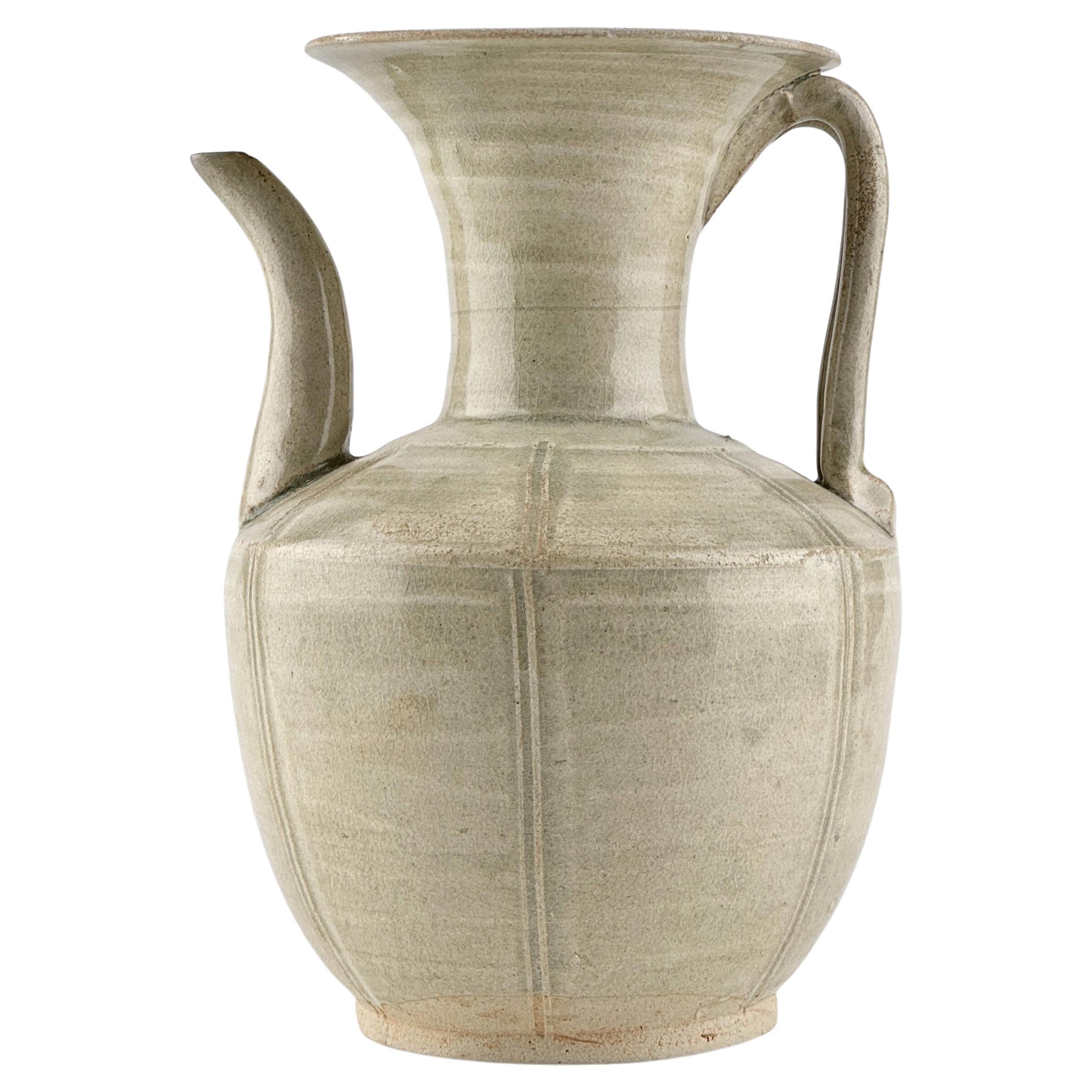 A Zhejiang Porcelain Ewer, Northern Song Dynasty