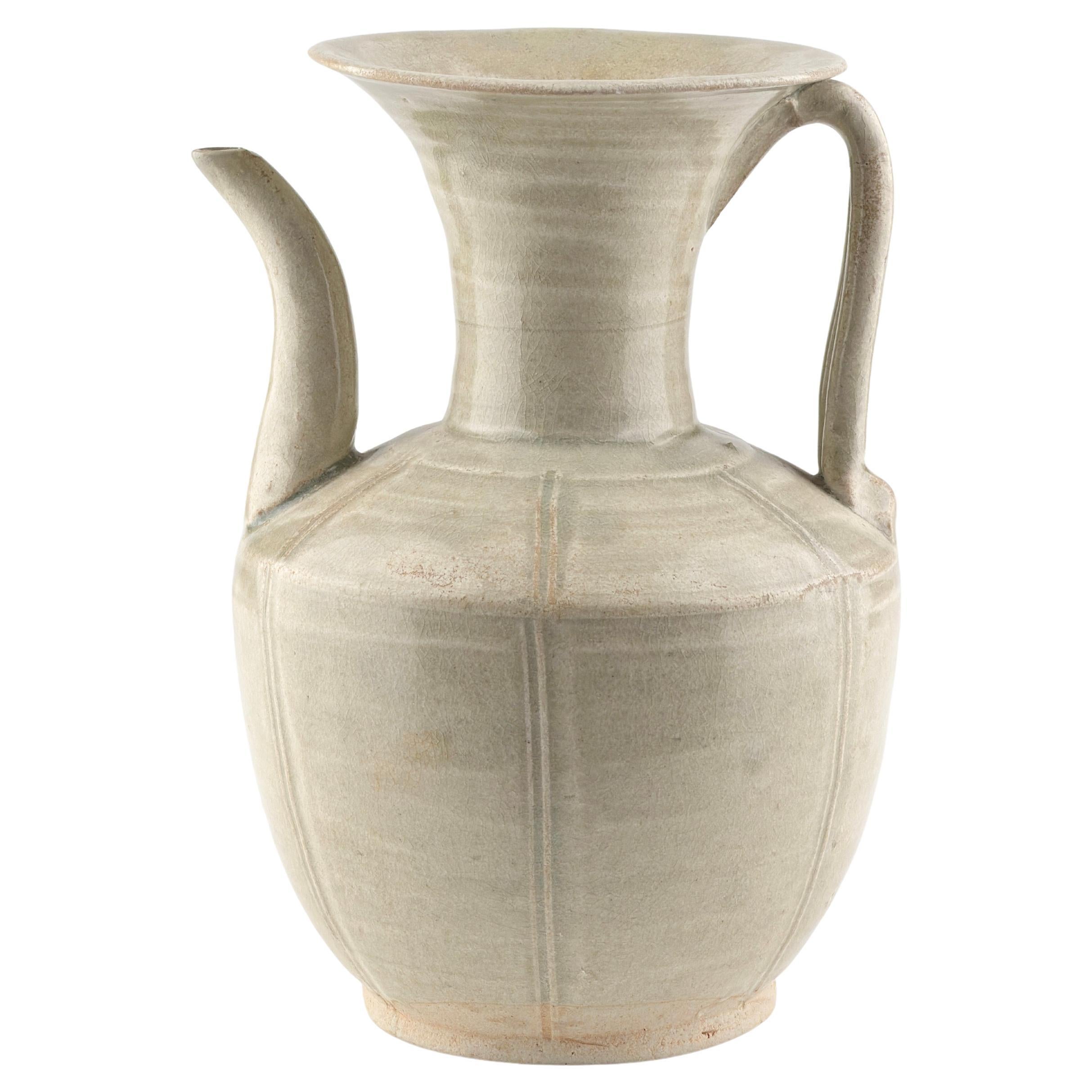 A Zhejiang Porcelain Ewer, Northern Song Dynasty