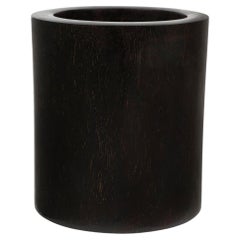 A Zitan Cylindrical Brushpot