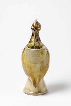 Escultura zoomorfa de cerámica de Pierre Roulot, hacia 1960