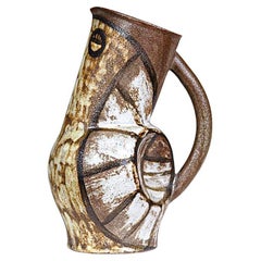 A Zoomorphic Pitcher by Alexandre Kostanda Vallauris France 1960s